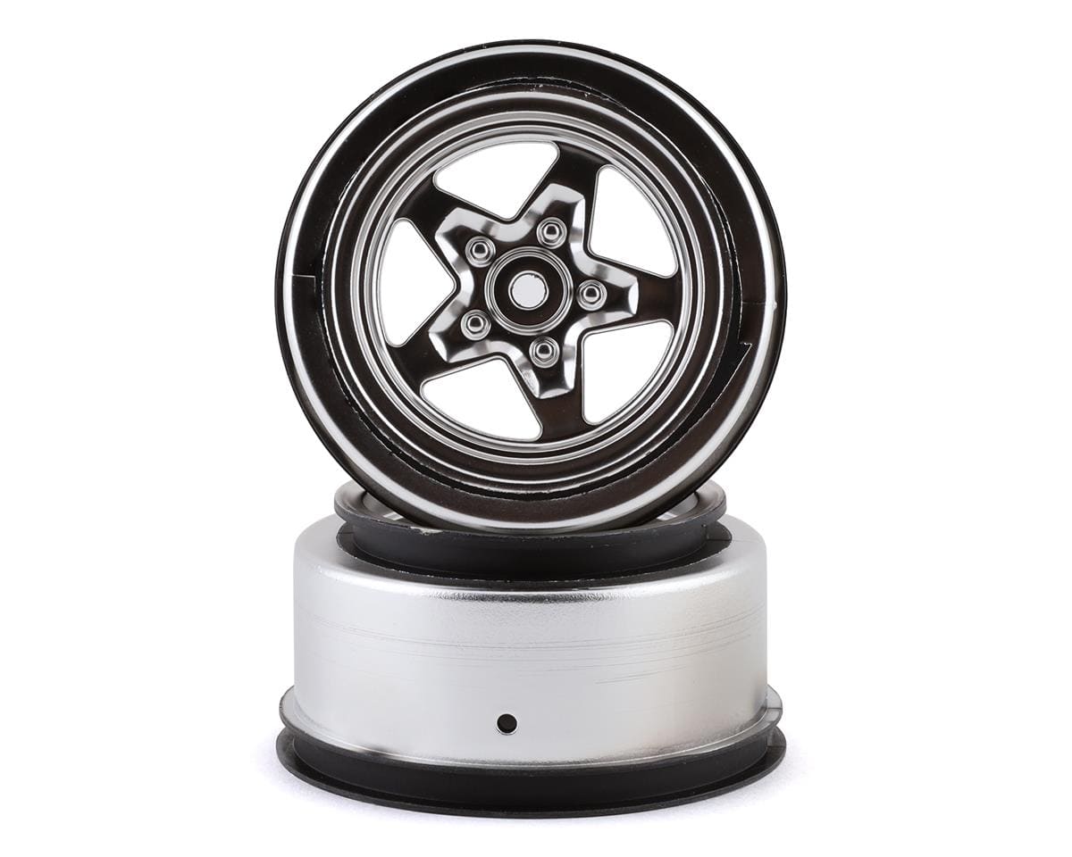 Losi LOS43048 Satin Chrome Rear Wheel 2pcs 22S Drag