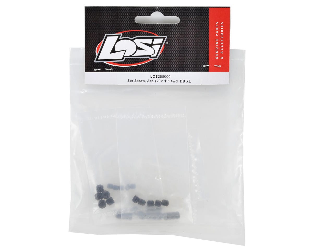 Losi Set Screw Set, 20pcs, DBXL 2.0, DBXL-E 2.0 - genuine Losi product LOS255000