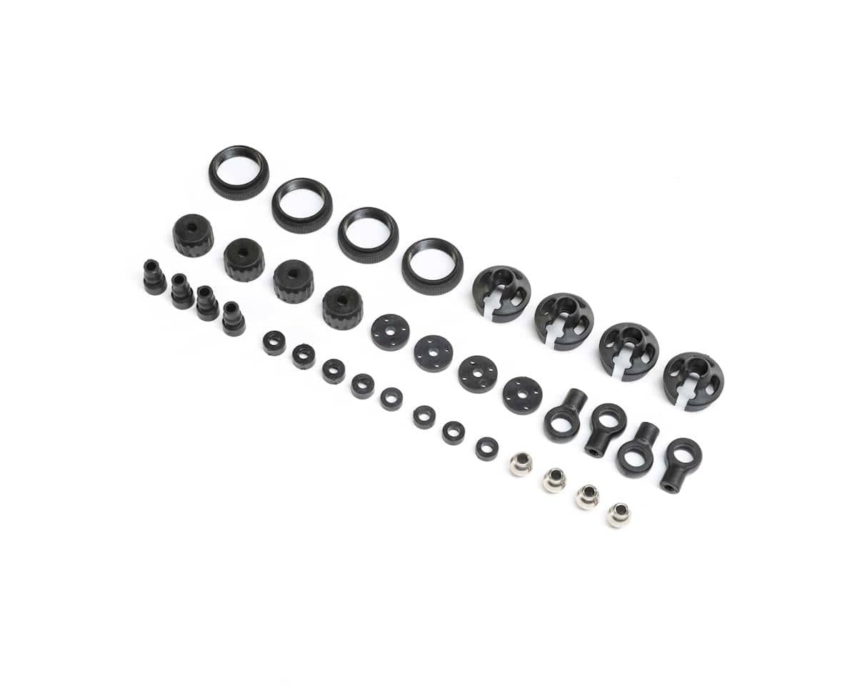 Losi Shock Plastics and Balls, 4pcs, LMT - genuine Losi product LOS243014