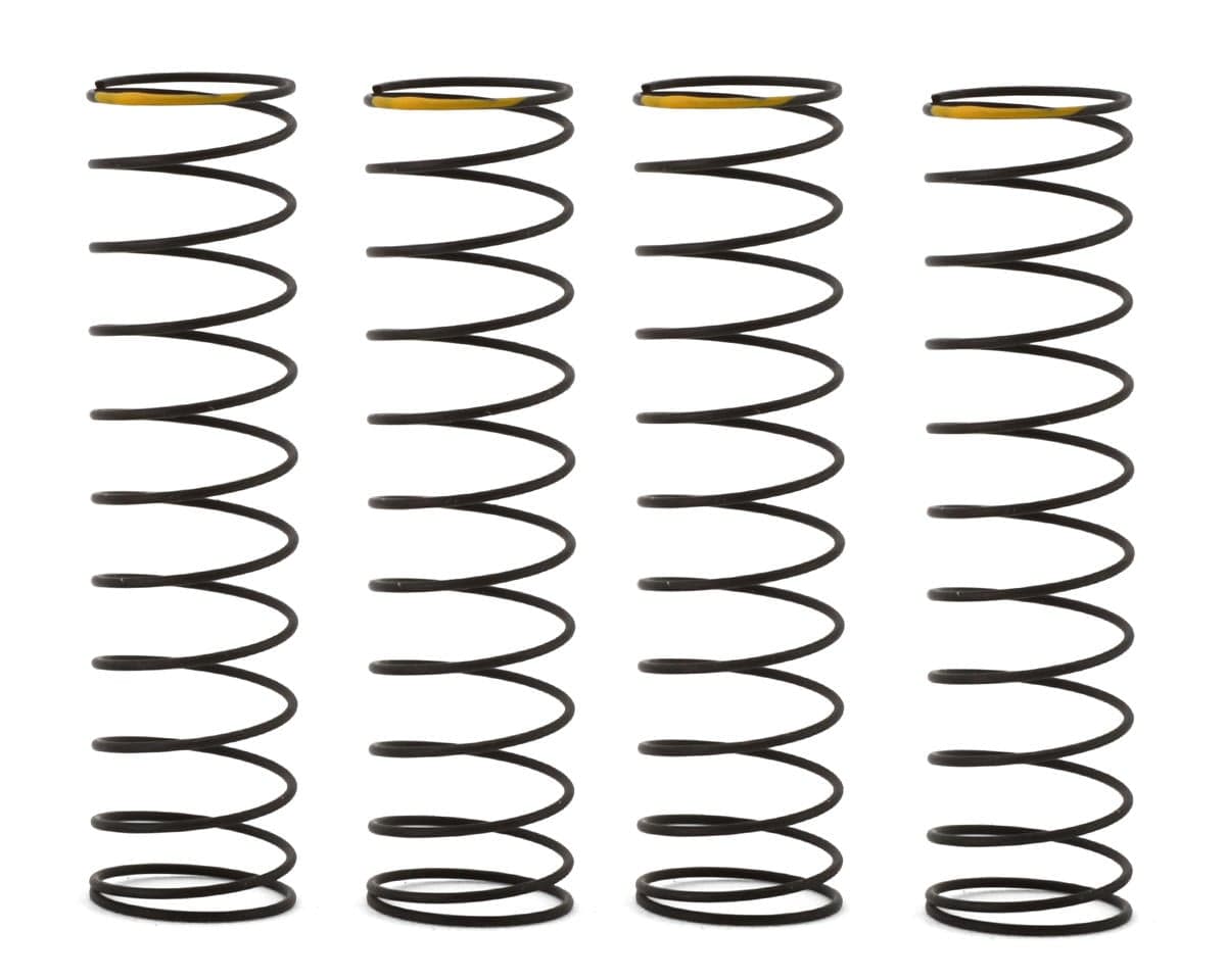 Losi Shock Springs Soft, Yellow, 4pcs, Mini LMT - genuine Losi product LOS213015
