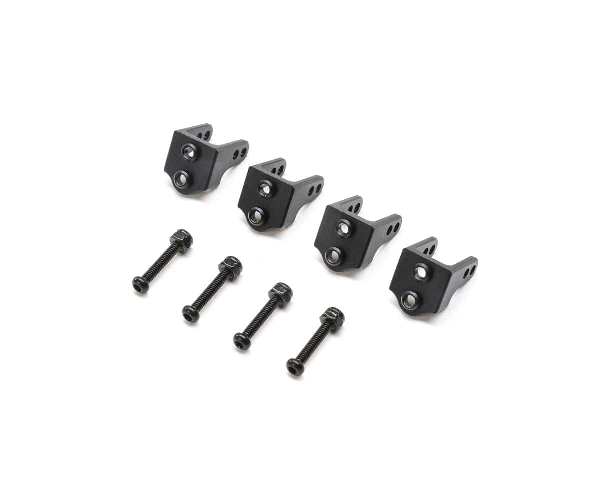 Team Losi Racing TLR314010 Aluminum Upper Shock Mount, Black, Mini LMT (4)