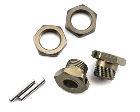 Losi Hard Anodized Wheel Hexes, 2pcs - LOSA3530