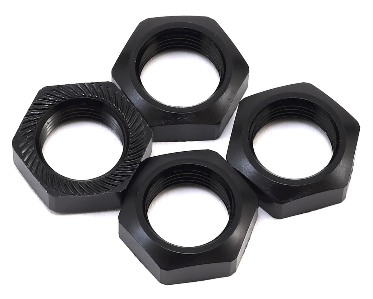 Losi Wheel Nut, Black, 4pcs, Super Baja Rey - genuine Losi product LOS252078