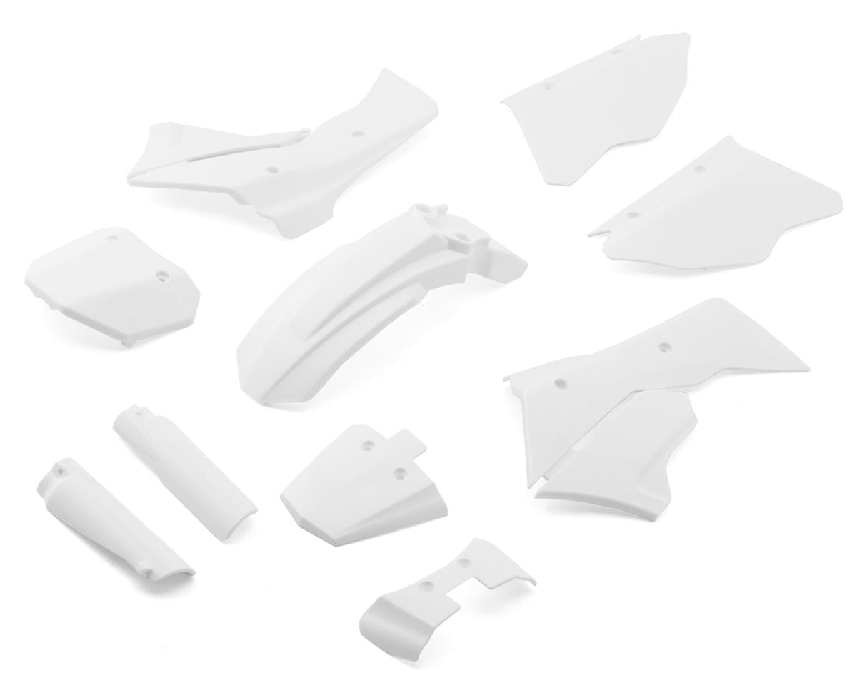 Losi White Plastics with Wraps, ProMoto-MX/SM - genuine Losi product LOS260005