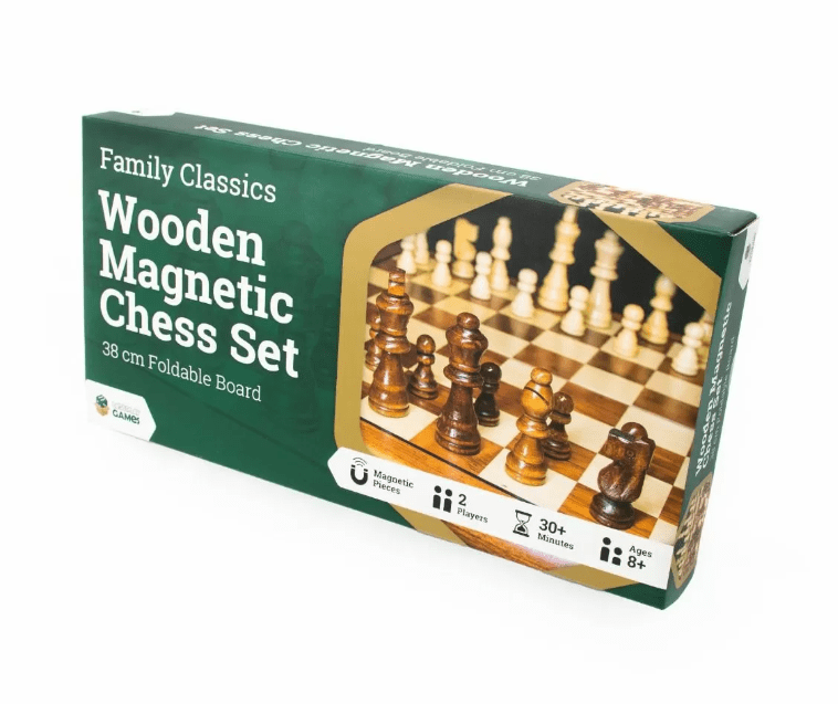LPG Wooden Magnetic Chess Set 38 cm - Hobbytech Toys
