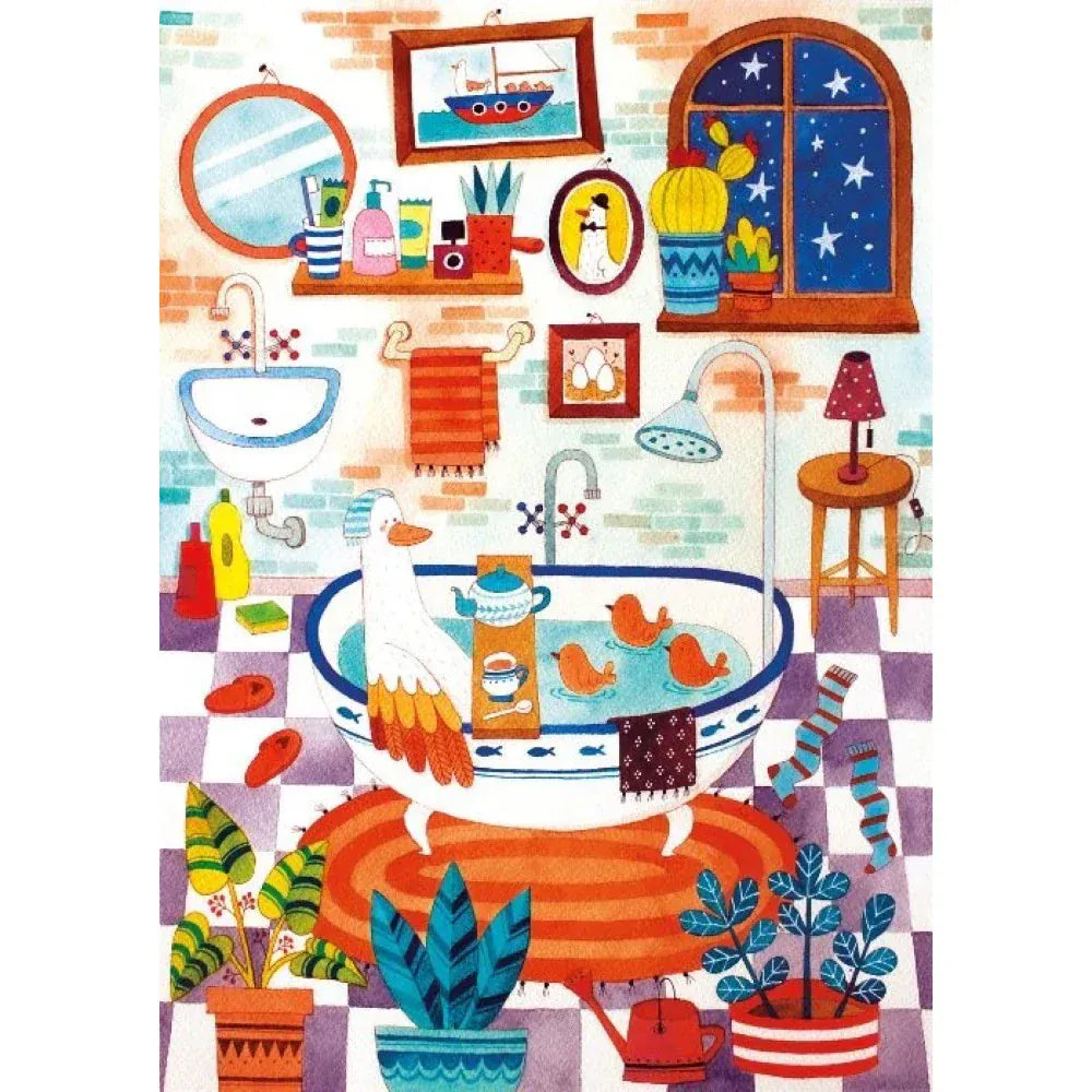 Magnolia 3904 Bath Time Alice Celia 1000pc Jigsaw Puzzle