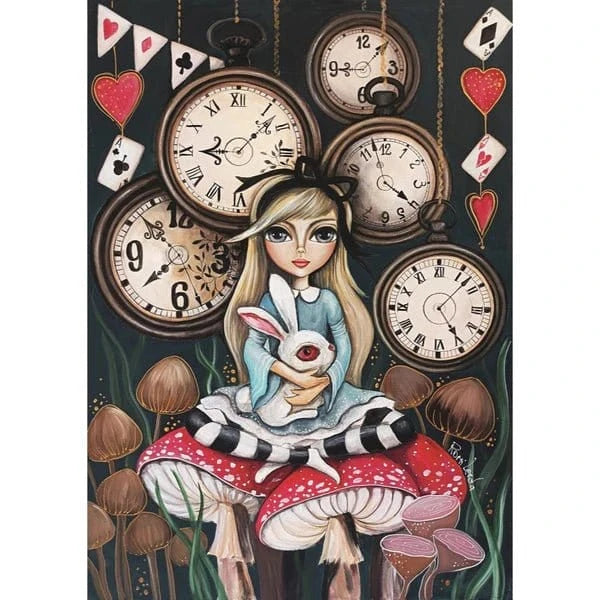 Magnolia Alice Time Romi Lerda Special Edition 1000pc Jigsaw Puzzle - Hobbytech Toys