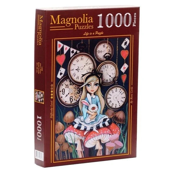 Magnolia Alice Time Romi Lerda Special Edition 1000pc Jigsaw Puzzle - Hobbytech Toys