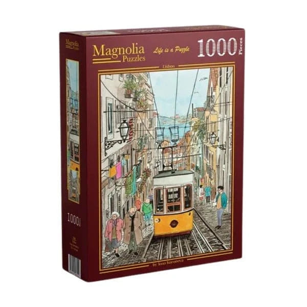 Magnolia Lisbon Inna Korneeva 1000pc Jigsaw Puzzle - Hobbytech Toys