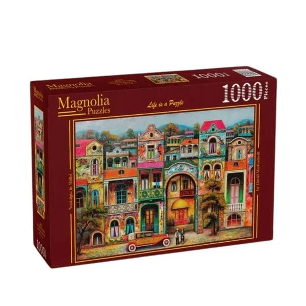 Magnolia Nostalgia in Tbilisi David Martiashvili 1000pc Jigsaw Puzzle - Hobbytech Toys