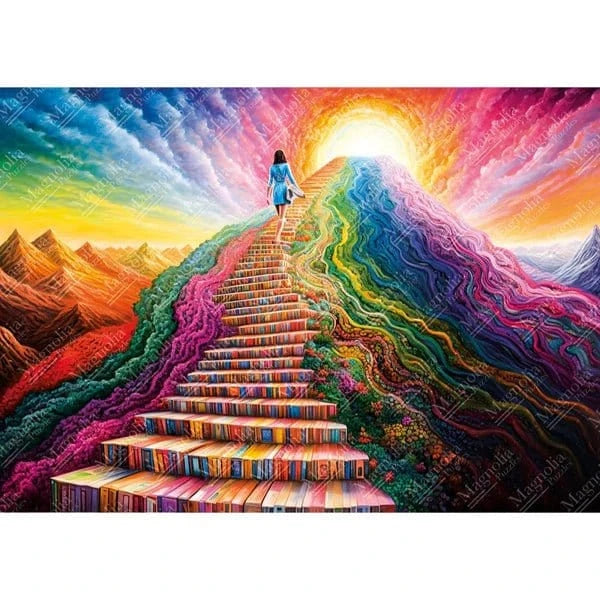 Magnolia Path to Wisdom Elif Hurdogan Special Edition 1000pc Jigsaw Puzzle - Hobbytech Toys