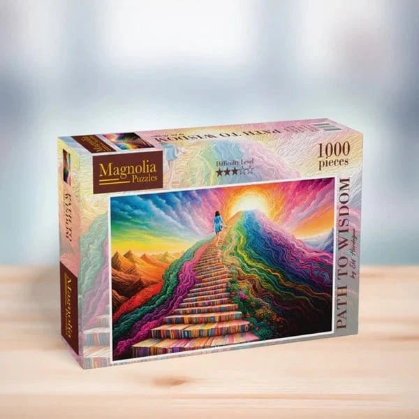 Magnolia Path to Wisdom Elif Hurdogan Special Edition 1000pc Jigsaw Puzzle - Hobbytech Toys