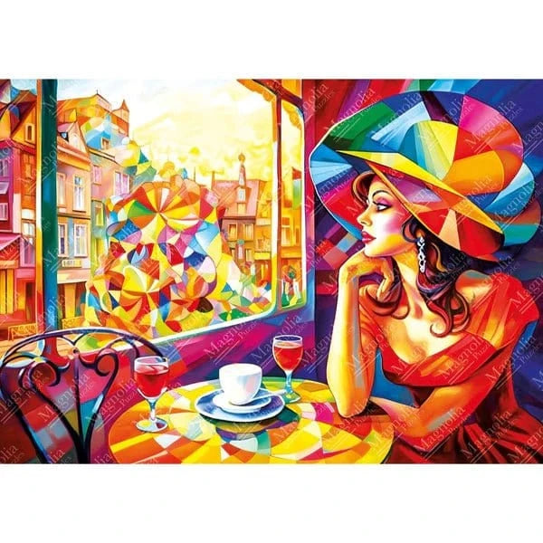 Magnolia Rainbow Date Elif Hurdogan Special Edition 1000pc Jigsaw Puzzle - Hobbytech Toys