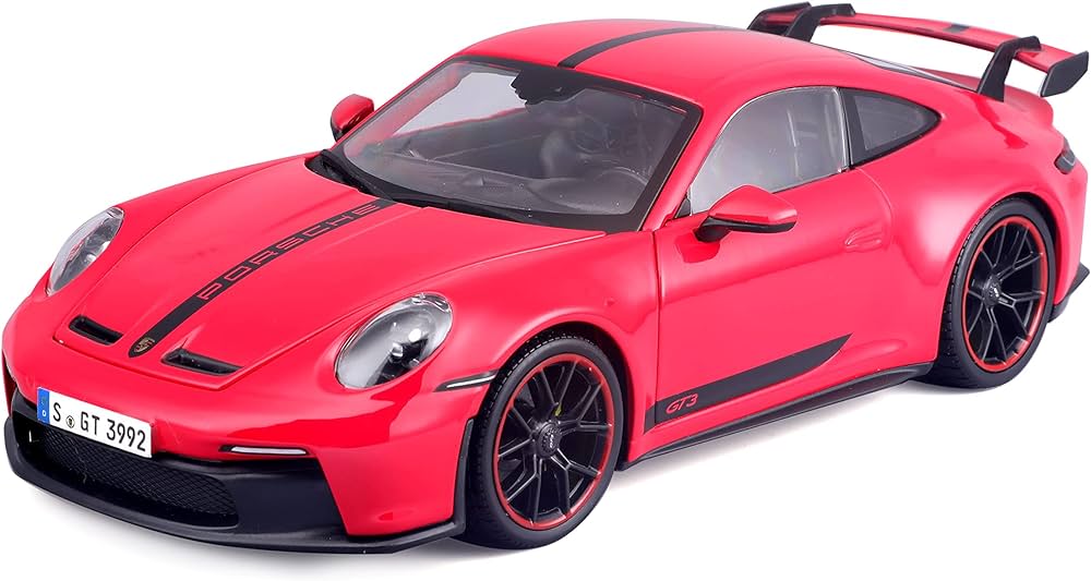 Maisto 1/18 2022 Porsche 911 GT3 Guards Red Diecast Model - Hobbytech Toys