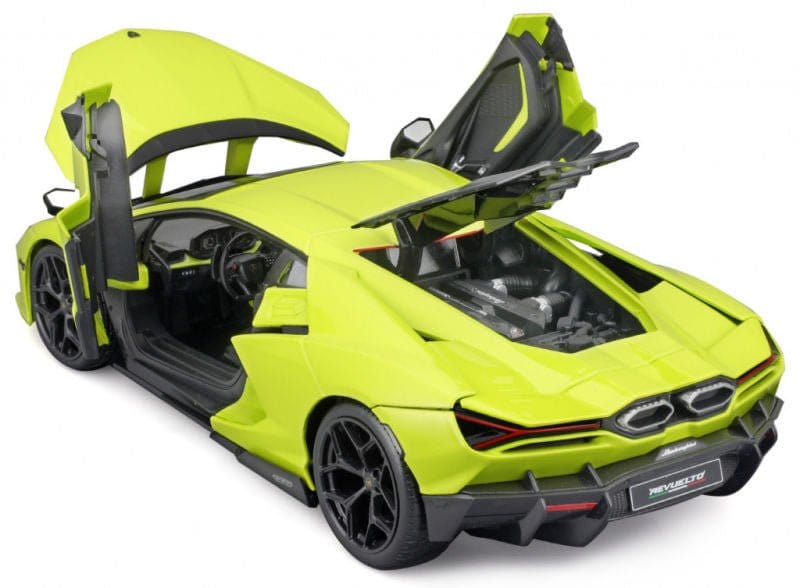 Maisto 1/18 2023 Lamborghini Revuelto HPEV Hybrid - Green Diecast Model - Hobbytech Toys