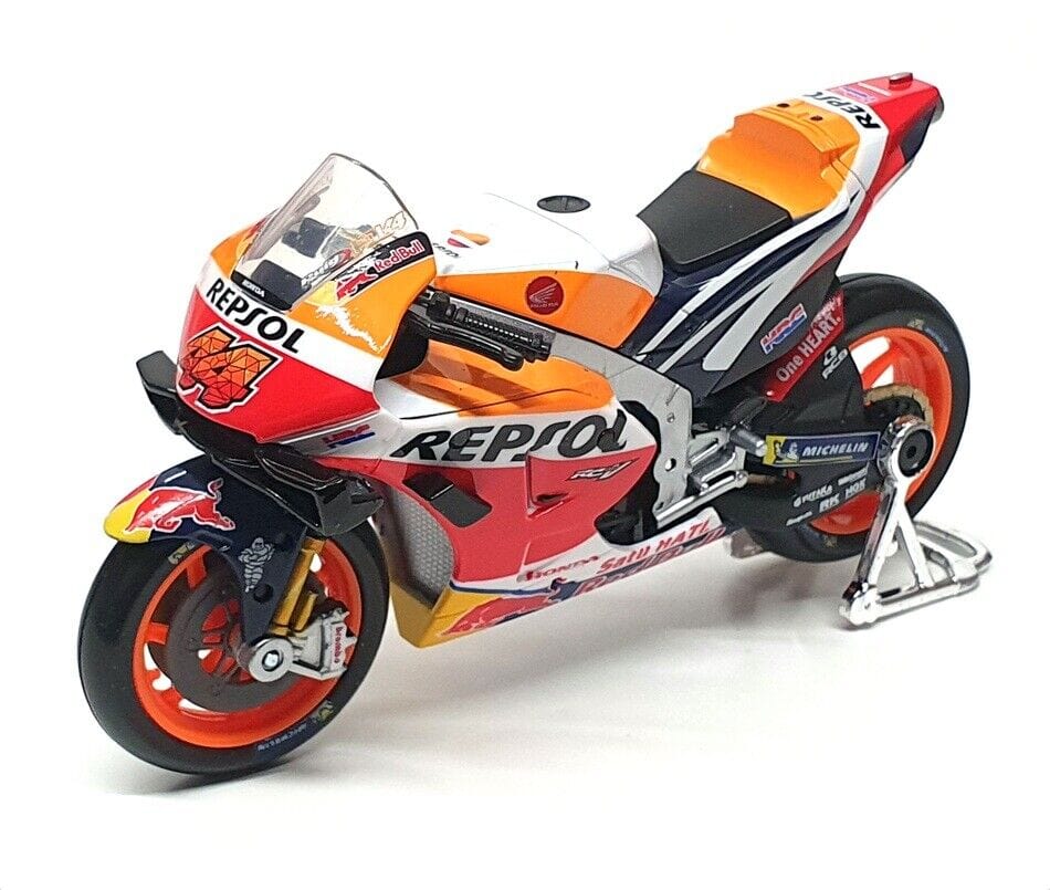 Maisto 1/18 Moto GP 2021 Repsol Honda Team - Marquez/Espargaro - Assorted