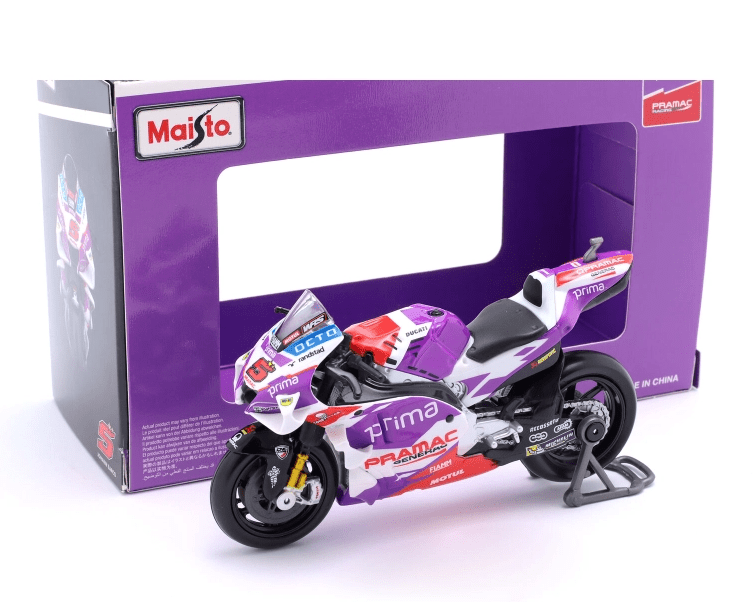 Maisto 1/18 Moto GP 2022 Ducati Pramac Racing Martin/Zarco Diecast Model - Hobbytech Toys