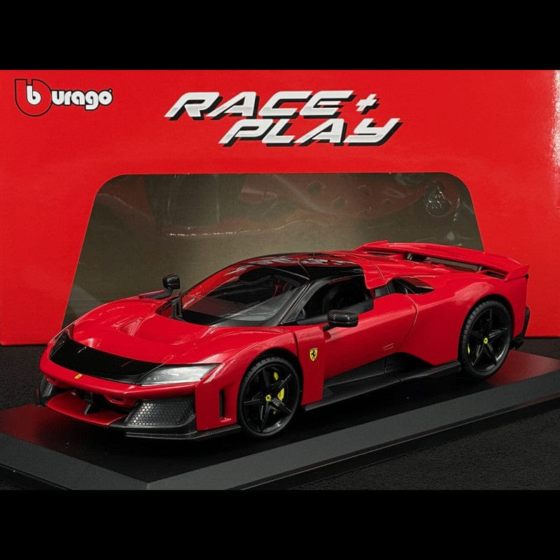 Maisto 1/18 Race & Play Ferrari F80 red diecast model