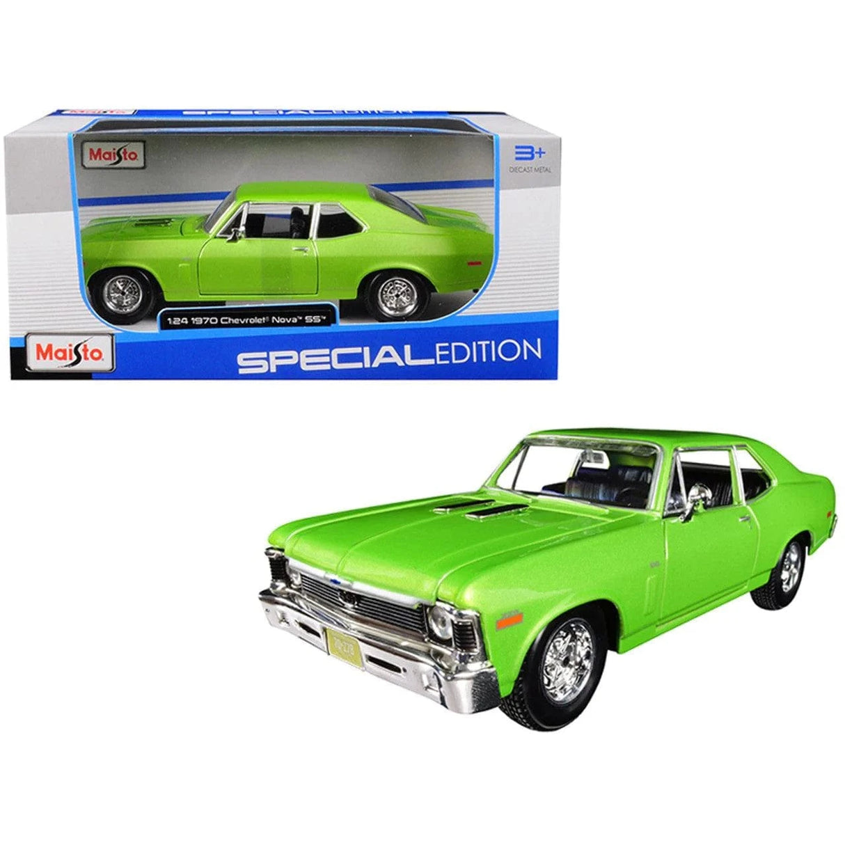 Maisto 1/24 1970 Chevrolet Nova SS Coupe Assorted Colours