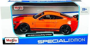 Maisto 1/24 2020 Ford Mustang Shelby GT-500 Diecast Model Assorted Colours