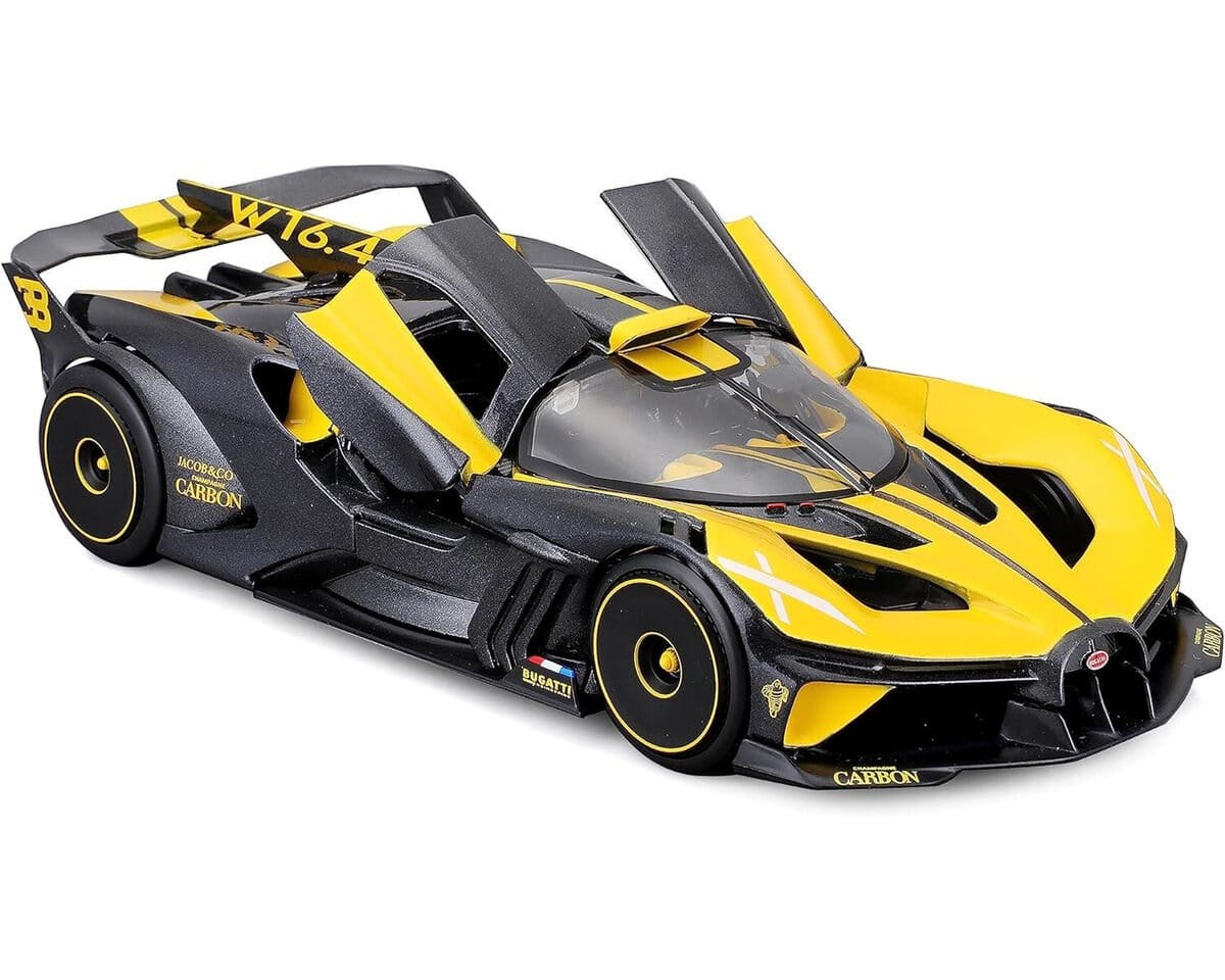 Maisto 1/24 2022 Bugatti Bolide Diecast Model (Assorted Colors) - Hobbytech Toys