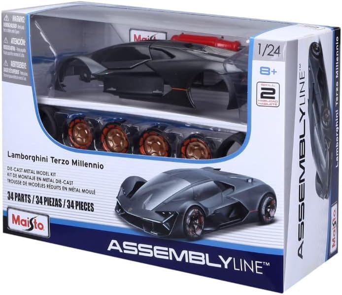 Maisto 1/24 Lamborghini Terzo Millennio Assembly Line diecast model kit