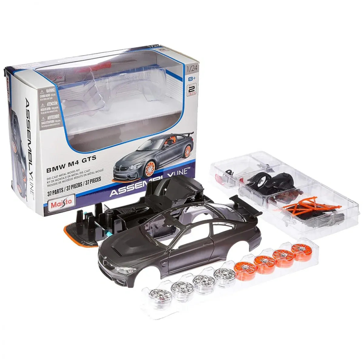 Maisto 1/24 BMW M4 GTS Assembly Line diecast model kit