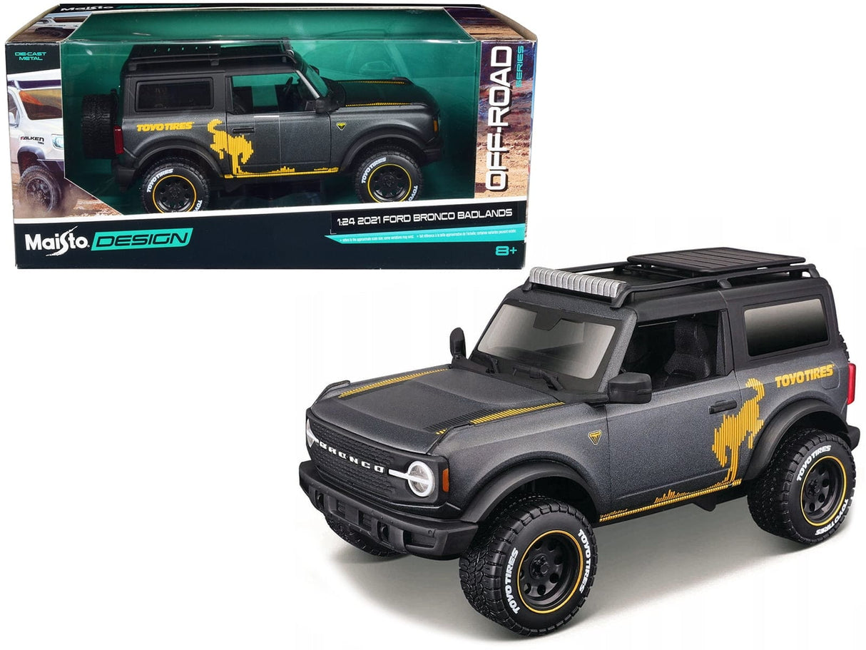 Maisto 1/24 2021 Ford Bronco Badlands Design Off-Road diecast model