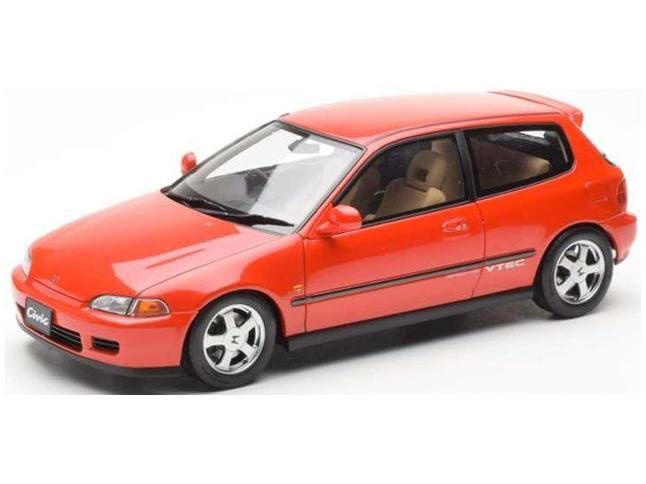 Maisto 1/24 Honda Civic EG6 VTEC red diecast model