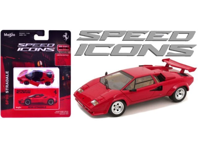 Maisto 1/64 Lamborghini Countach Speed Icons diecast model
