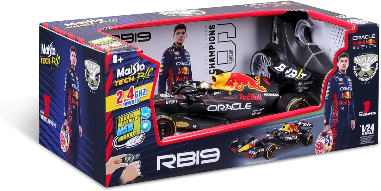 Maisto 2023 Red Bull Racing RB-19 Verstappen #1 RC Car