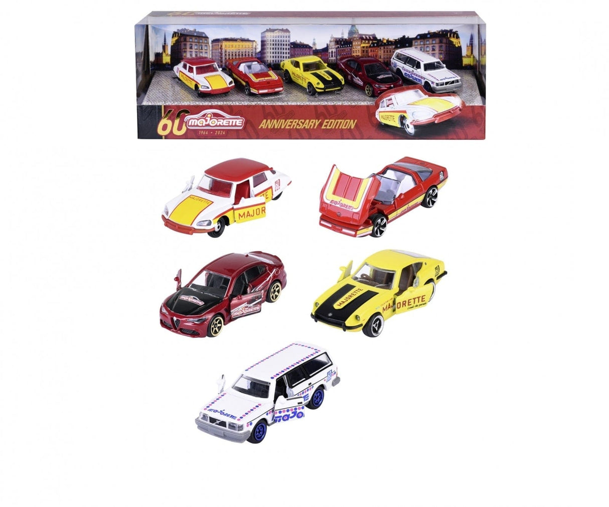 Majorette 60th Anniversary 5pc Gift Pack - Hobbytech Toys