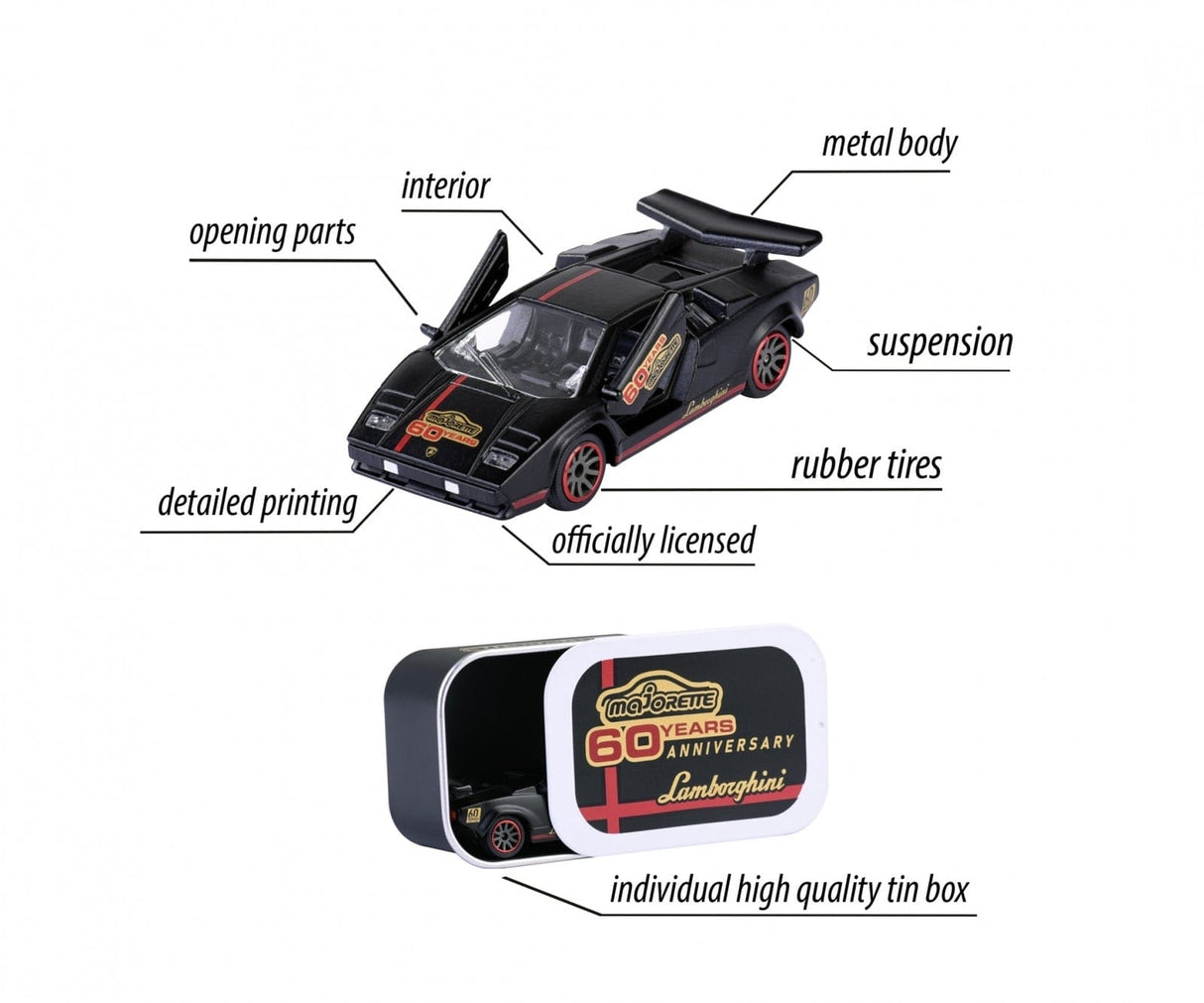 Majorette 60th Anniversary Deluxe Cars - Assorted (1) - Hobbytech Toys