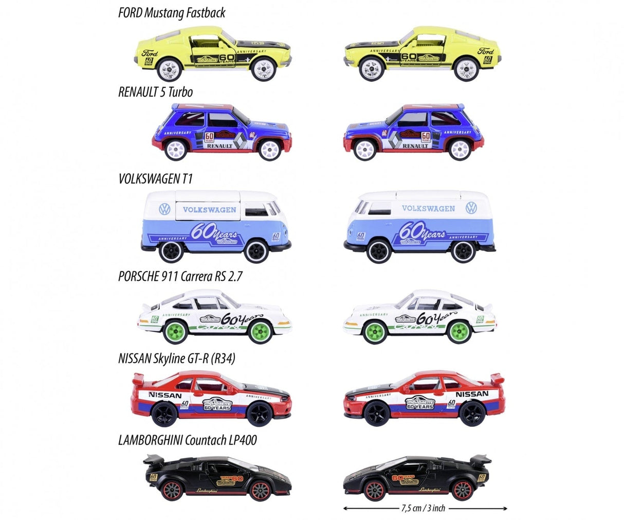 Majorette 60th Anniversary Deluxe Cars - Assorted (1) - Hobbytech Toys