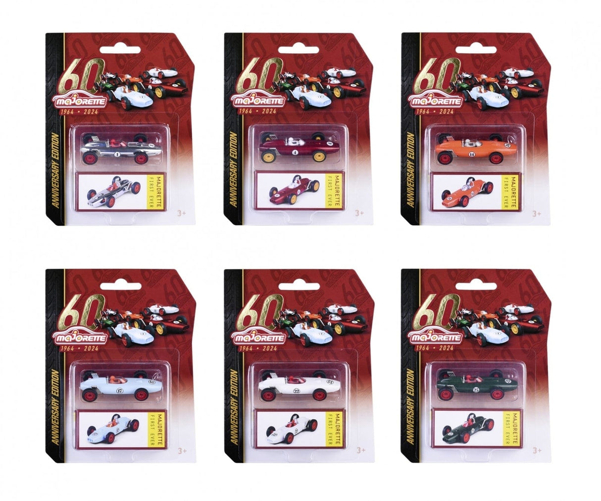 Majorette 60th Anniversary First Ever Car - Assorted (1) - Hobbytech Toys