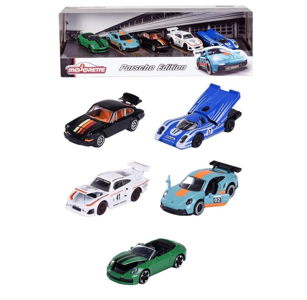 Majorette 73223 Porsche Motorsport 5pc Gift Pack - Hobbytech Toys