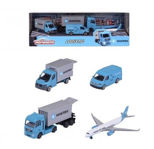 Majorette 73360 Maersk 4pc Gift Pack - Hobbytech Toys