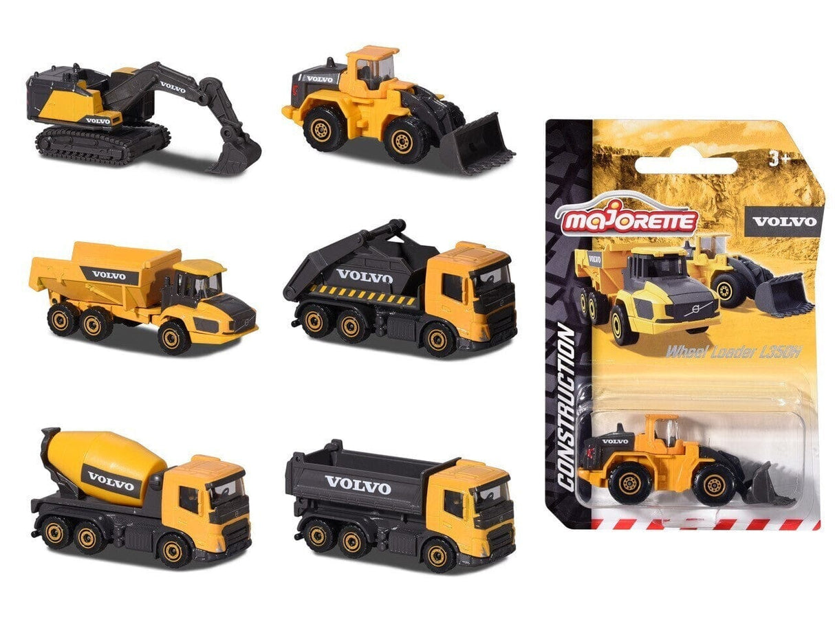 Majorette Volvo Construction Vehicle Assorted (1)