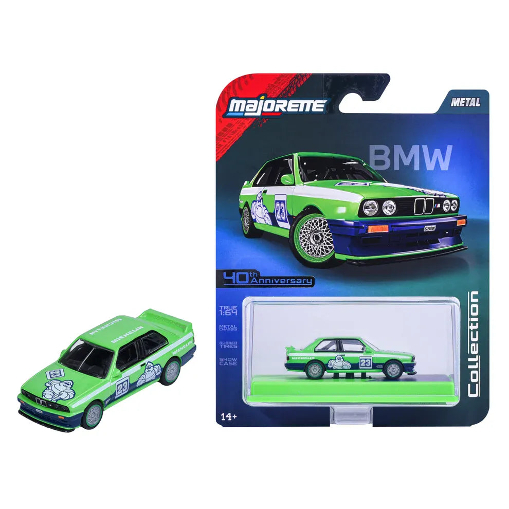 Marjorette 1/64 1986 BMW M3 E30 - Green - Collection Series