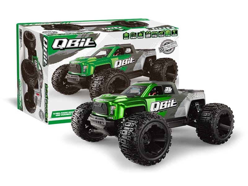 Maverick 1/16 Qbit MT 4wd RC Monster Truck - Green