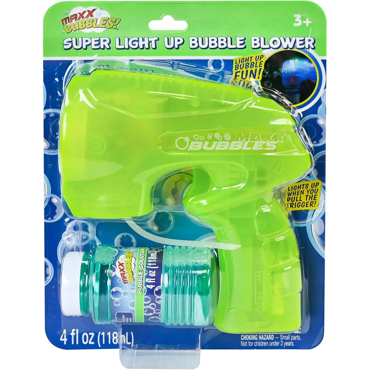 MAXX BUBBLES Light Up Bubble Blaster - Assorted (1)