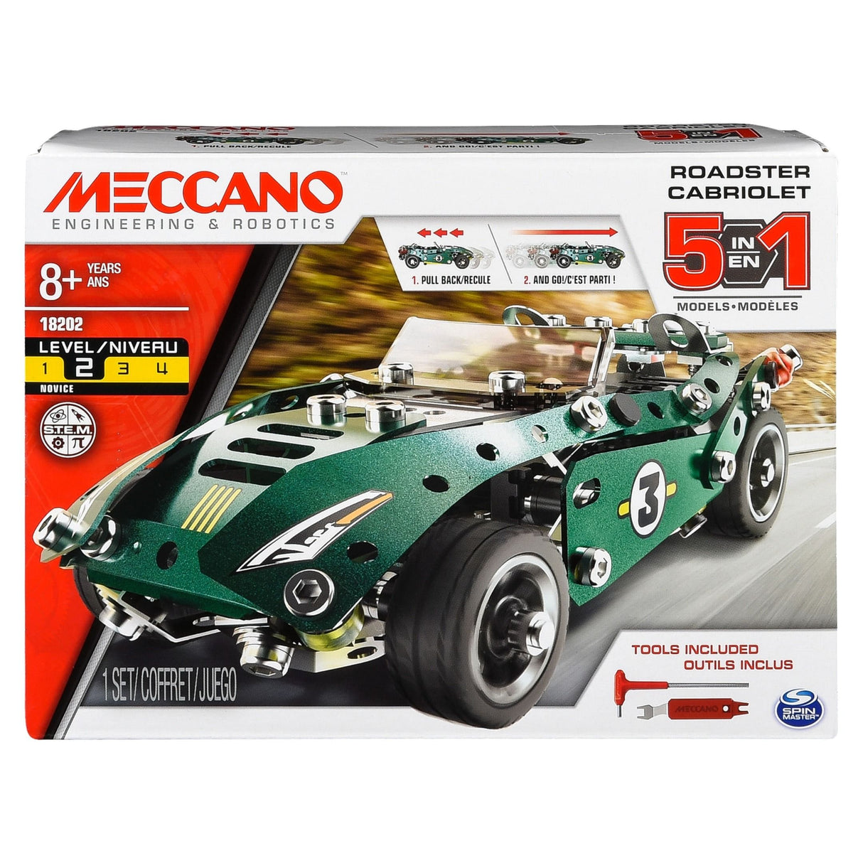 Meccano 5 Multi Model Set - Roadster