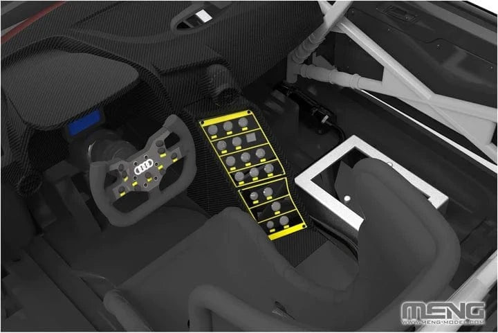 Meng 1/24 AUDI R8 LMS GT3 2019 Plastic Model Kit - Hobbytech Toys