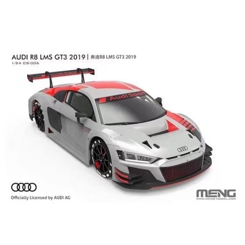 Meng 1/24 AUDI R8 LMS GT3 2019 Plastic Model Kit - Hobbytech Toys