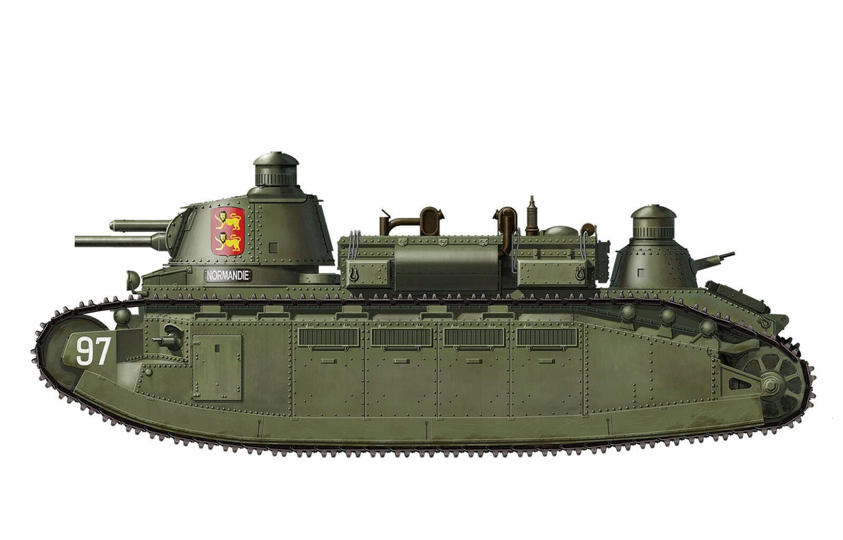 Meng 1/35 French Super Heavy Tank Char 2C Plastic Model Kit - Hobbytech Toys
