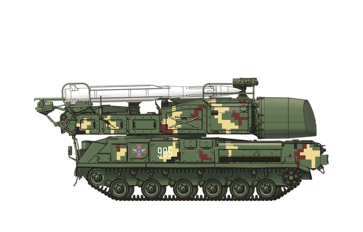 Meng 1/35 Russian 9K37M1 BUK Plastic Model Kit - Hobbytech Toys