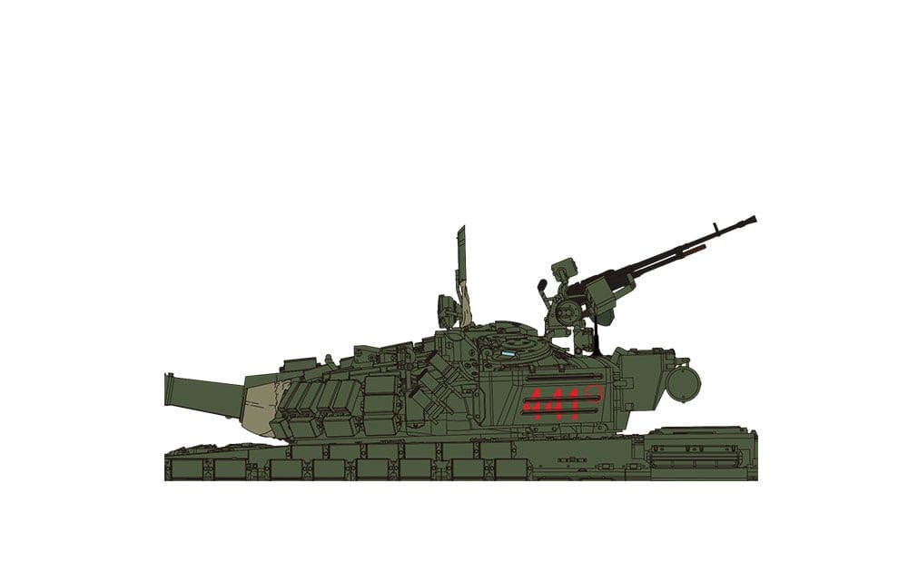 Meng 1/35 T - 72B1 Russian Main Battle Tank Plastic Model Kit - Hobbytech Toys