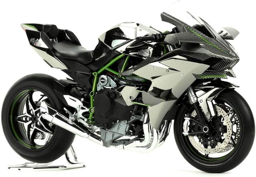 Meng 1/9 Kawasaki Ninja H2R (Pre - coloured Edition) Plastic Model Kit - Hobbytech Toys