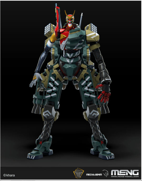 Meng MECHA - 004M Evangelion Unit - 02 New Alpha (Multi - colour Edition) Plastic Model Kit - Hobbytech Toys