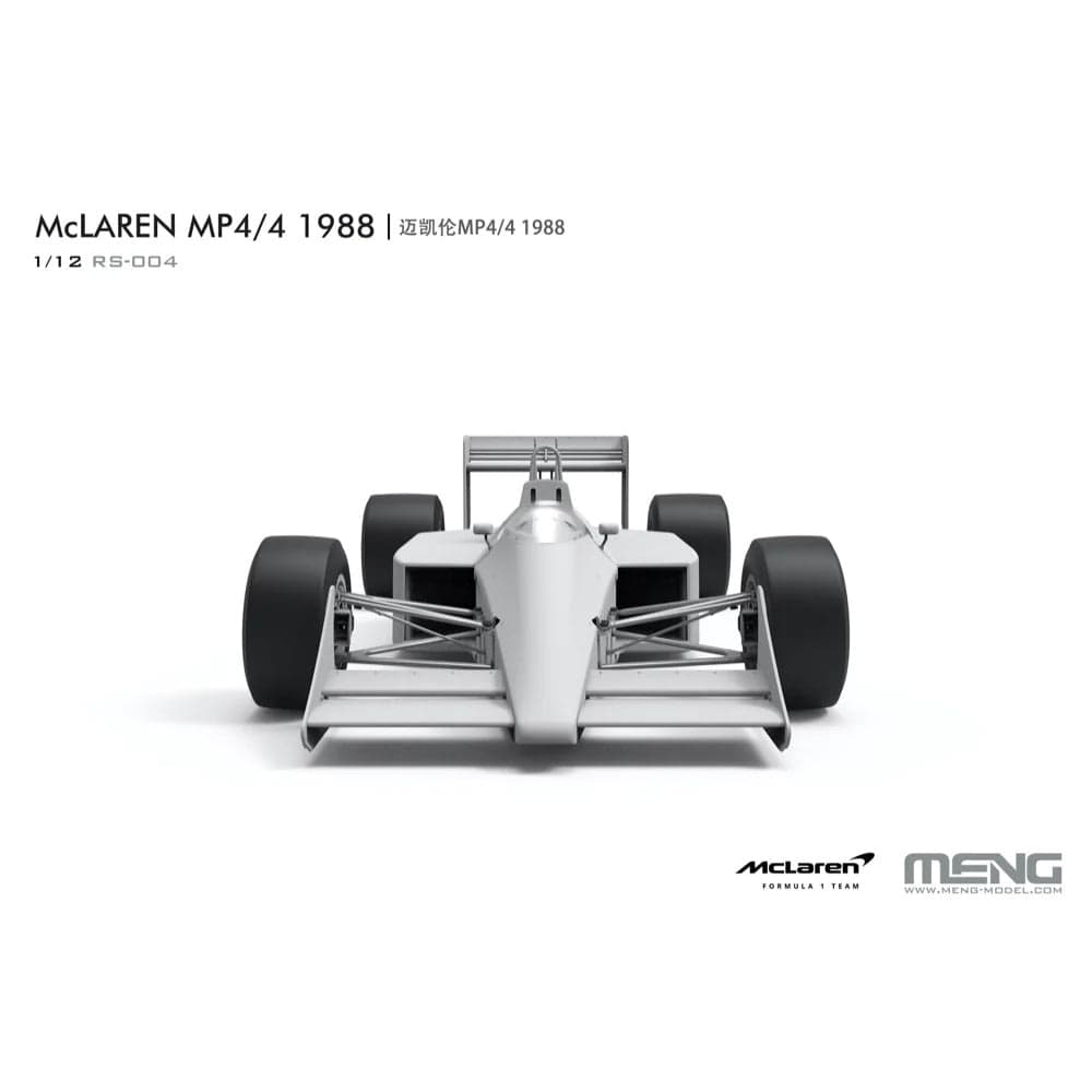 Meng RS - 004 1/12 McLaren MP4/4 1988 Plastic Model Kit - Hobbytech Toys